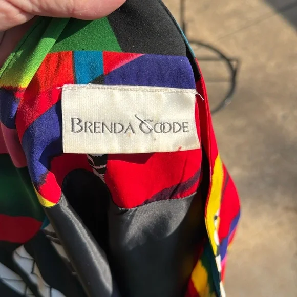 VintageLoud Multicolor jacket Silky Plus Size Washsble